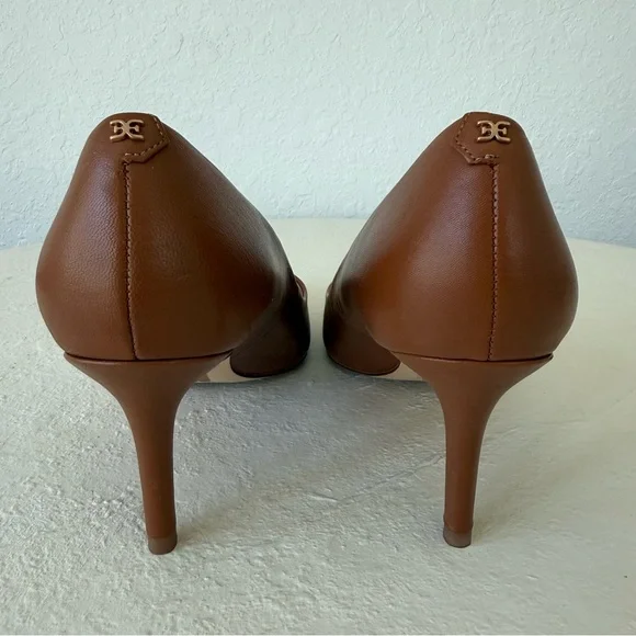 Sam Edelman Vienna Pointed Toe Heel – Saddle Leather – 8.5 Wide - Picture 3 of 9